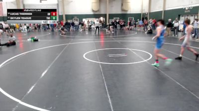 126 lbs Champ. Round 2 - Lucas Therrien, Gothenburg Wrestling vs Skylen Teague, Torrington Wrestling Club