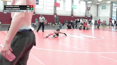 80 lbs Rr Rnd 2 - Matthew Aviles, Savage House vs Julian Lawrence, Svrwc