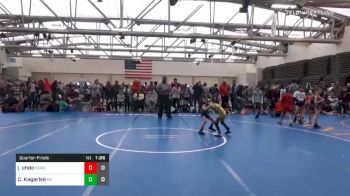 49 lbs Quarterfinal - Jayden Uhde, Broad Axe Wrestling Club Red vs Camden Kagarise, Malvern Silver ES