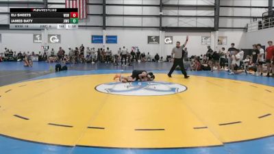 113 lbs James Baty, JAMES ISLAND WRESTLING CLUB vs Eli Sheets, WAXHAW WRESTLING
