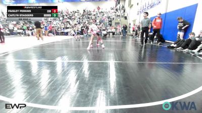 105-115 lbs Rr Rnd 4 - Paisley Perkins, Caney Valley Wrestling vs Caitlyn Staggers, Skiatook Youth Wrestling