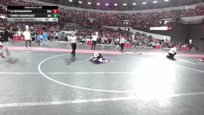 63 lbs Champ. Round 2 - Owen Rodriguez, Mollitium vs AJ McDearmon, Waukesha Wrestling Club