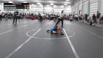 64-68 lbs Quarterfinal - Easton Vincente, Colonial Pride vs Harper Weaver, AISIG