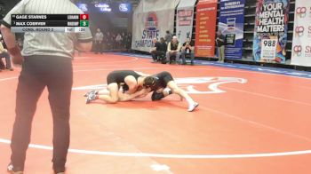 144 Class 3 lbs Cons. Round 2 - Gage Starnes, Lebanon vs Max Coerver, Windsor (Imperial)