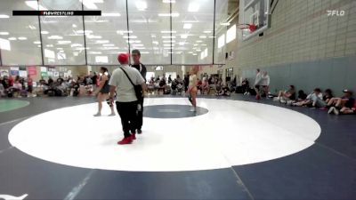 120/125 Cons. Semi - Hunter Edmondson, Lakeland Wrestling Club vs Kiera Deleon, Fighting Squirrels Wrestling Club