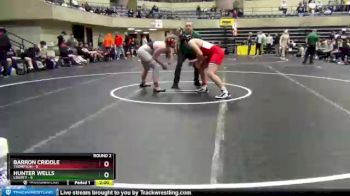 220 lbs Round 2 (4 Team) - Hunter Wells, Liberty vs BARRON CRIDDLE, Thompson