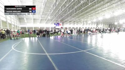 140 lbs Cons. Semi - Alexandra Gates, Champions Wrestling Club vs Alexis Kirkland, Sanderson Wrestling Academy