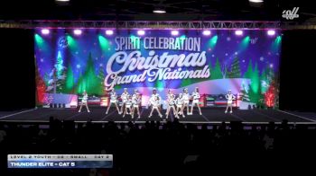 Thunder Elite - Cat 5 [2025 L2 Youth - D2 - Small Day 2] 2025 Spirit Celebration Christmas Grand Nationals