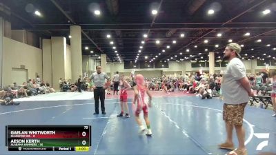 75 lbs Round 2 (6 Team) - Gaelan Whitworth, Gladiator WA vs Aeson Kerth, Alabama Hammers