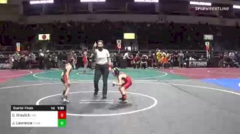 50 lbs Quarterfinal - Conner Graulich, Liberty vs Julian Lawrence, Team Aggression