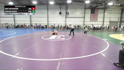 88 lbs Round 1 (9am Friday) - Mac Heysinger, Iowa Black vs Kepler Wicks, Terps Xtreme