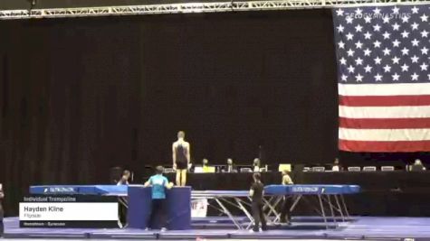 Hayden Kline - Individual Trampoline, Flipside - 2021 USA Gymnastics Championships