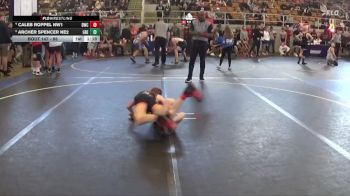 88 lbs Quarterfinal - Archer Spencer NE2, Green vs Caleb Roppel NW1, Brecksville Wrestling Club