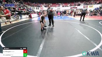 45 lbs Round Of 16 - Brooks Anno, Locust Grove Youth Wrestling vs Lucas Johnson, Checotah Matcats