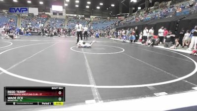 64 lbs Semifinal - Reed Terry, Thunderbird Wrestling Club vs Wade Eck, Brawlers