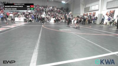 49 lbs Consolation - Jackie Ketchum-Chick, Keystone Kids Wrestling Club vs Malakai Davis, Sperry Wrestling Club