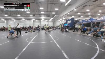 120 lbs Round 5 (10 Team) - Matthew DeAngelo, Savage WA Black vs Sawyer Roper, CTWHALE Green