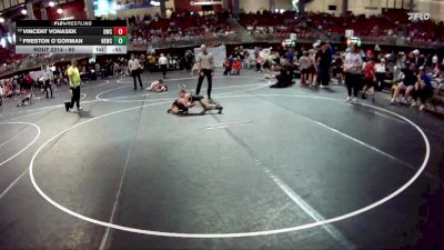 60 lbs Quarterfinal - Vincent Vonasek, Duncan Wrestling Club vs Preston O`Gorman, Nebraska Elite Wrestling Club