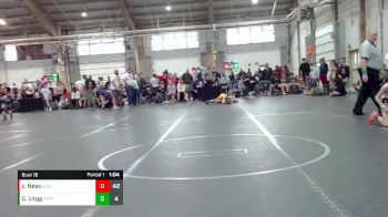 76 lbs Round 5 (8 Team) - Zandon Ness, East Coast Elite vs Carter Lirgg, Terps Xtreme