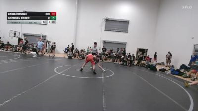 92 lbs Round 3 (6 Team) - Baine Kitchen, Cordoba Trained vs Brennan Reber, Keystone Krush
