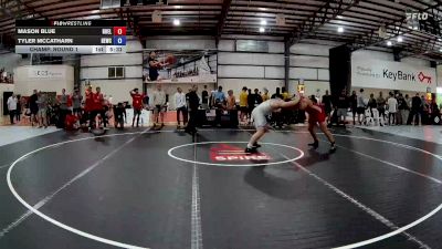 125 kg Champ. Round 1 - Mason Blue, Bulldog Elite vs Tyler McCatharn, Husky Elite Wrestling Club