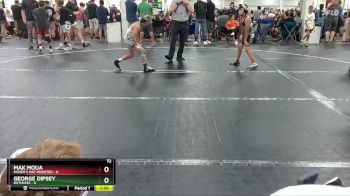 72 lbs Round 4 (6 Team) - Max Moua, Moser`s Mat Monster vs George Dipsey, Ruthless