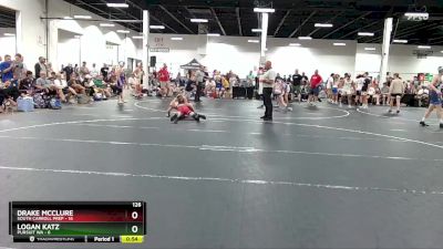 126 lbs Round 4 (6 Team) - Drake McClure, South Carroll Prep vs Logan Katz, Pursuit WA