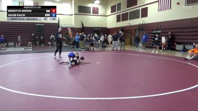 56.8-60.6 Champ. Round 2 - Brightyn Brown, Big Game WC vs Jacob Falck, Delaware County Wrestling Club