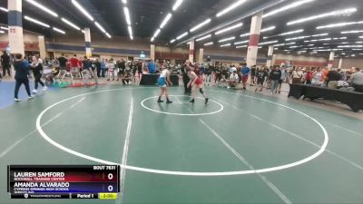 112 lbs Cons. Round 3 - Lauren Samford, Rockwall Training Center vs Amanda Alvarado, Cypress Springs High School Wrestling