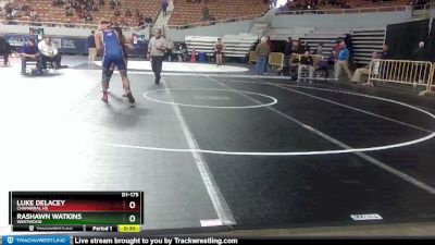 D1-175 lbs Cons. Round 2 - Rashawn Watkins, Westwood vs Luke DeLacey, Chaparral Hs