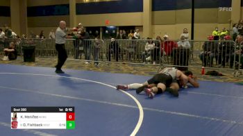 184 lbs C Of 16 #2 - Kingsley Menifee, Morgan State vs Dylan Fishback, NC State