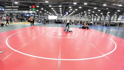 132 lbs Consi Of 64 #2 - Landon Shanks, MD vs Garrett Chain, CA