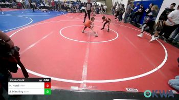 61 lbs Consi Of 8 #2 - Huck Hurd, Pawhuska Elks Takedown vs Jett Manning, Barnsdall Youth Wrestling