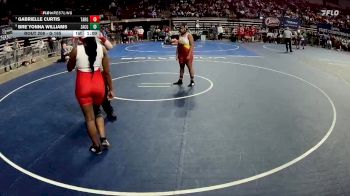 G 165 lbs Cons. Round 2 - Gabrielle Curtis, Tara Girls vs Bre`yonna Williams, Zachary Girls