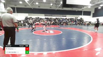 175 lbs Semifinal - Zion Hernandez, Corona Del Mar vs Michael Alvarez, Mater Dei