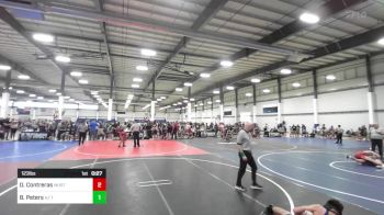 123 lbs Consi Of 8 #2 - Dariel Contreras, Mustang WC vs Brody Peters, AZ Tilters