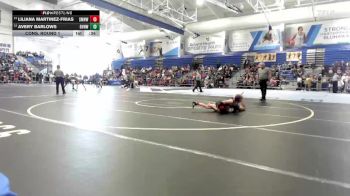 100 lbs Cons. Round 1 - Avery Barlows, Blue Valley Northwest vs Liliana Martinez-Frias, Shawnee Mission Northwest