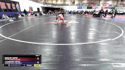 131 lbs Cons. Round 9 - Shelby Kemp, William Jewell College vs Cameron Ortiz, Campbellsville University