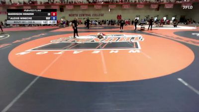 103 A Champ. Round 2 - Maddison Heinzer, Unattached vs Alexis Winecke, Wisconsin-Stevens Point