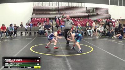 70 lbs Placement Matches (8 Team) - Sebastian Scott, Dundee Wrestling vs Avery Anderson, Team Alien