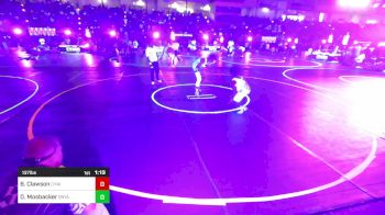 137 lbs Semifinal - Brody Clawson, Chain Wr Ac vs Dayven Mosbacker, Bryan YW