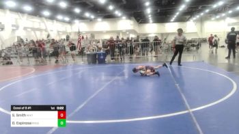 54 lbs Consi Of 8 #1 - Silas Smith, White River Jr. Hornets vs Declan Espinosa, Rough House