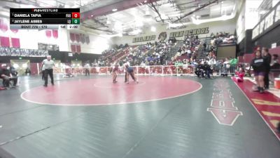 170 lbs 1st Place Match - Daniela Tapia, Paramount vs Jaylene Aimes, La Quinta/La Quinta