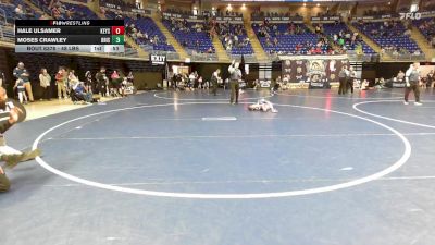 48 lbs 5th Place - Hale Ulsamer, Keystone Central vs Moses Crawley, Bristol Twp