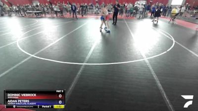 110 lbs Quarterfinal - Dominic Viebrock, Wisconsin vs Aidan Peters, Askren Wrestling Academy