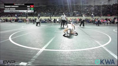 80 lbs Semifinal - Tenner Gregory, Prodigy Elite Wrestling vs Calin Kinder, Piedmont