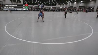 150 lbs Cons. Rd Of 32 - Brayden Carson, Silverback Wrestling Club vs Gavyn Hlucny, Bison Wrestling Club