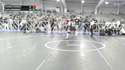 152 lbs Semifinal - Victoria Alvarad0, THE U - HSG vs Alaya Henderson, Wrecking Crew Dream Crushers - HSG