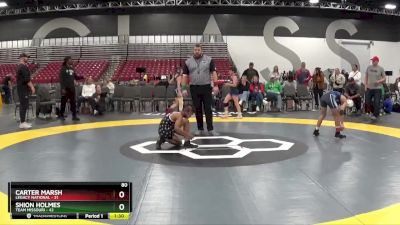 80 lbs Placement Matches (8 Team) - Shion Holmes, Team Missouri vs Carter Marsh, Legacy National