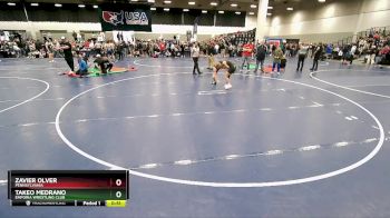 84 lbs Cons. Round 2 - Zavier Olver, Pennsylvania vs Takeo Medrano, Emporia Wrestling Club